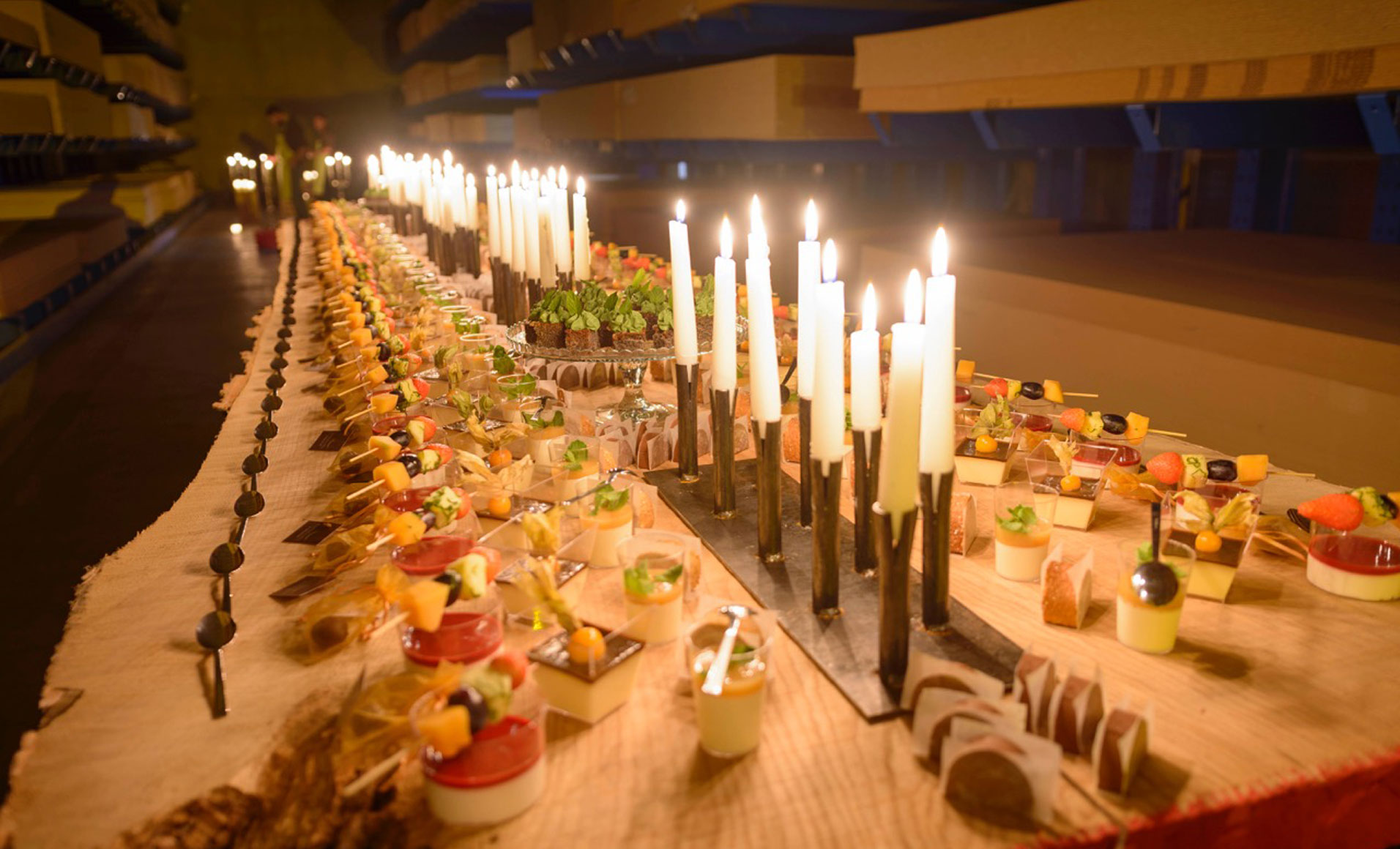 Dessertbuffet Eröffnungsfeier Ramoser Holz GmbH