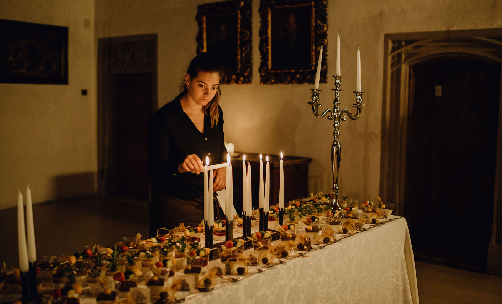 Dessertbuffet im Schloss Prösels_Foto Lorenzo Poli